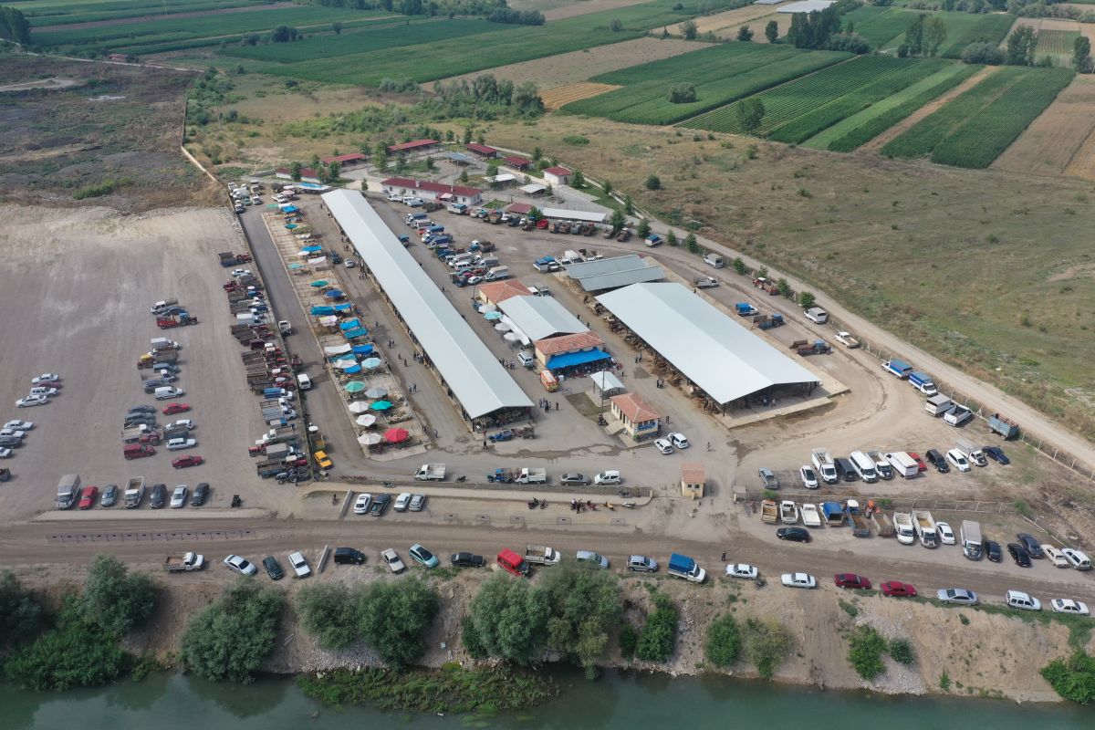 Hayvan Pazarımızdaki Padokların Tamamının Üstünü Kapattık.