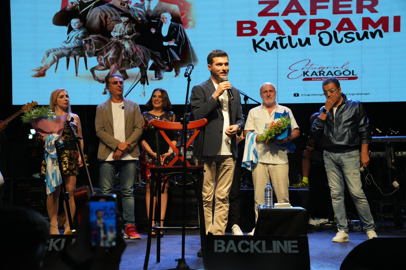 Erbaa Belediyesi tarafından 30 ve 31 Ağustos’ta düzenlenen Zafer Konserleri büyük ilgi gördü.