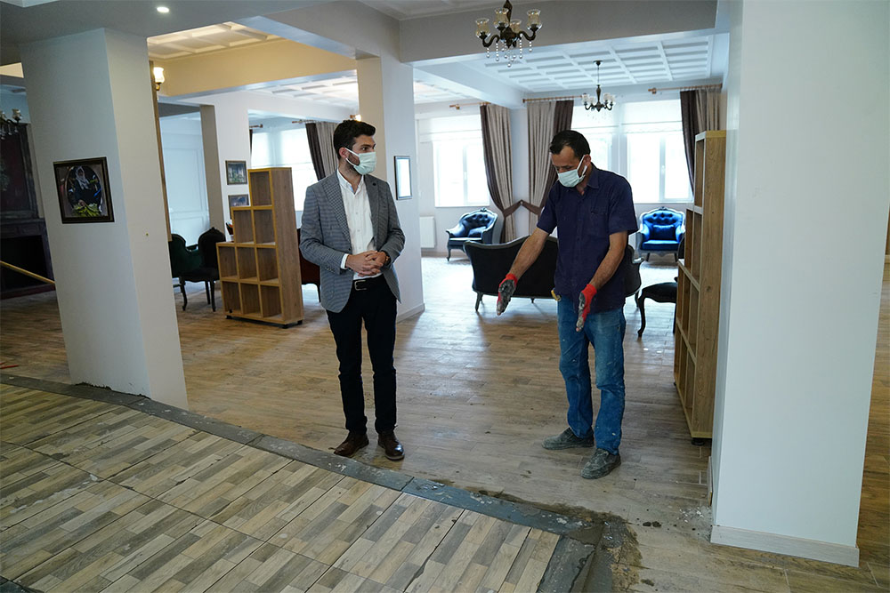 Başkanımız, Ali Özgül Konukevindeki Çalışmaları Yerinde İnceledi.